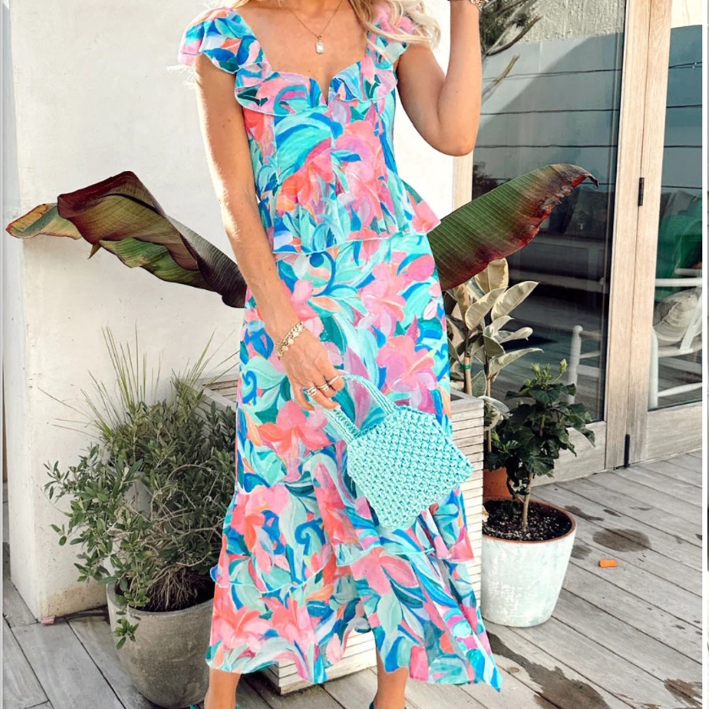 Reese Ruffle Dress